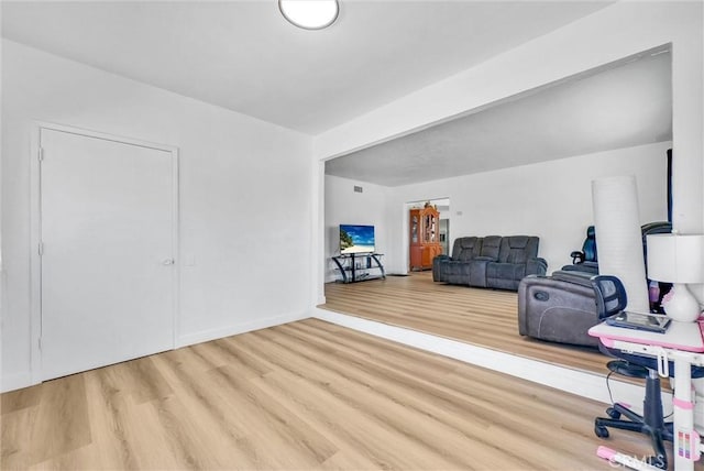 2513 Genevieve St, San Bernardino, CA 92405 - living room with wood finished floors