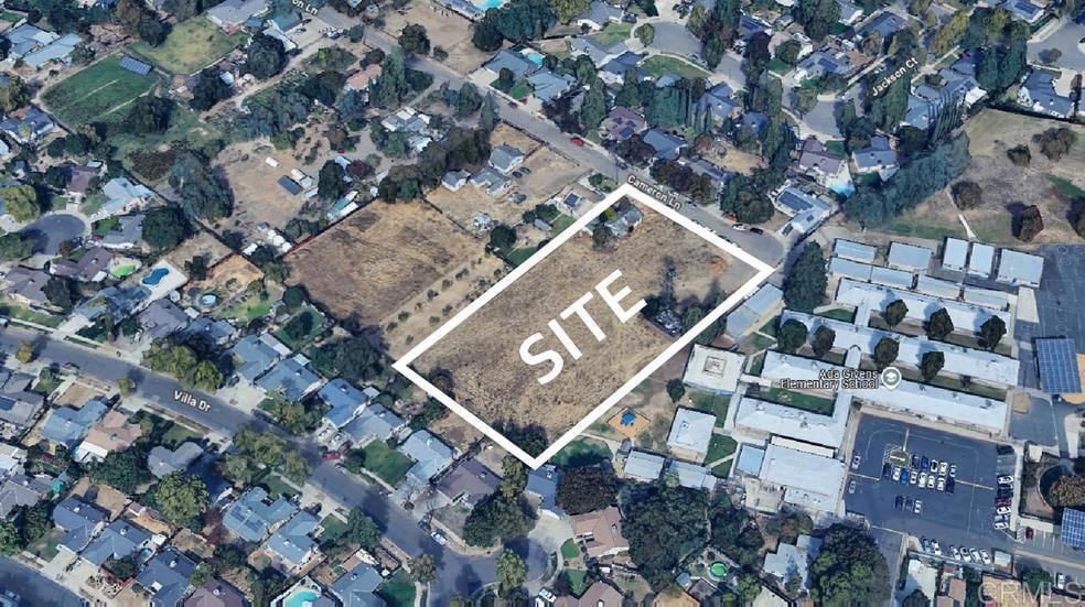 aerial overview of property's location