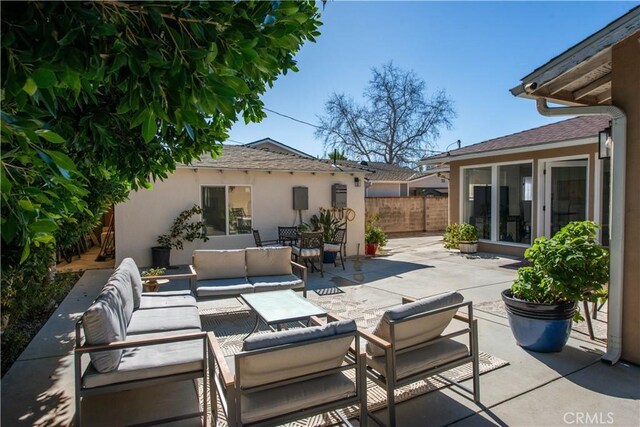 5348 Allott Ave, Sherman Oaks, CA 91401 - view of patio / terrace with an outdoor living space