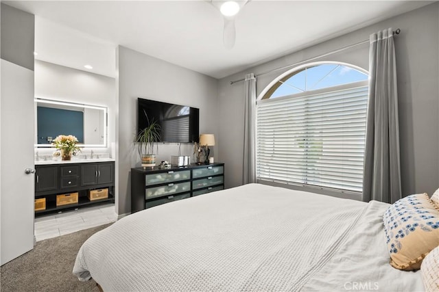 27903 Crown Court Cir Unit 92, Valencia, CA 91354 - bedroom with carpet and ensuite bathroom