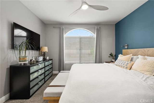 27903 Crown Court Cir Unit 92, Valencia, CA 91354 - bedroom featuring baseboards, carpet floors, and ceiling fan