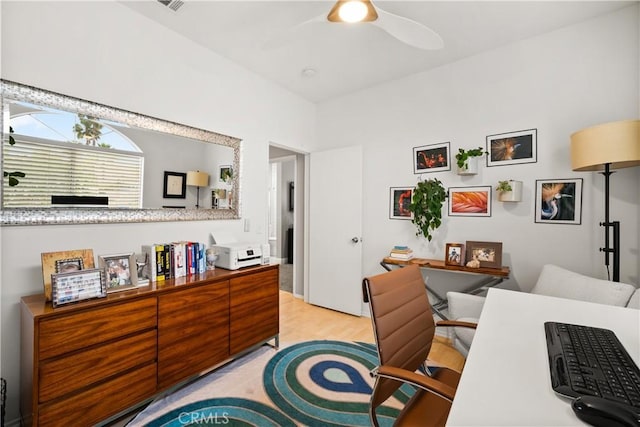 27903 Crown Court Cir Unit 92, Valencia, CA 91354 - bedroom with an office area and light wood-style flooring