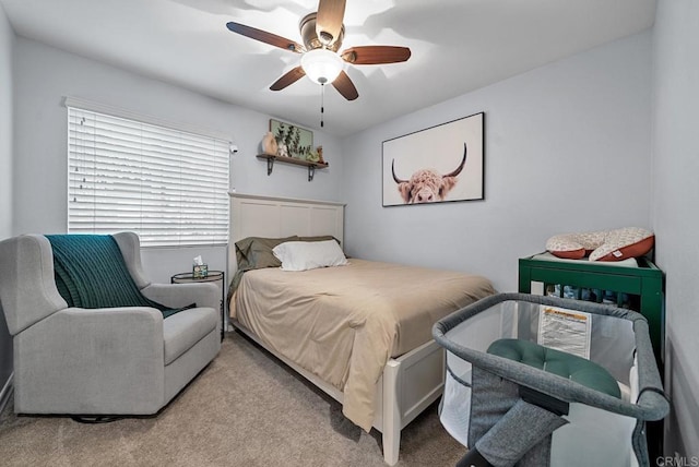 11372 Via Rancho San Diego Unit B, El Cajon, CA 92019 - carpeted bedroom featuring a ceiling fan