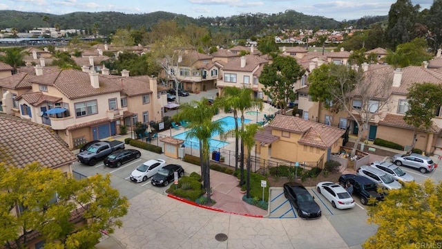 11372 Via Rancho San Diego Unit B, El Cajon, CA 92019 - aerial view of residential area with a pool area