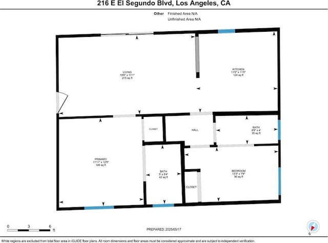 216 E El Segundo Blvd, Los Angeles, CA 90061 - home floor plan