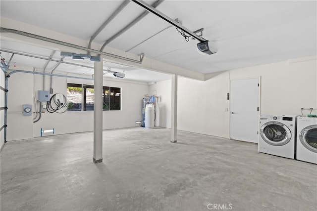 1635 Bee Canyon Rd, Arroyo Grande, CA 93420 - garage featuring independent washer and dryer and a garage door opener