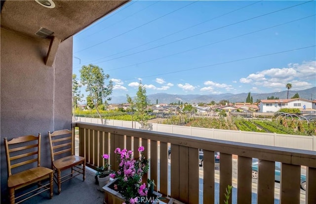 713 S Azusa Ave Unit A, Azusa, CA 91702 - balcony with a mountain view and a residential view
