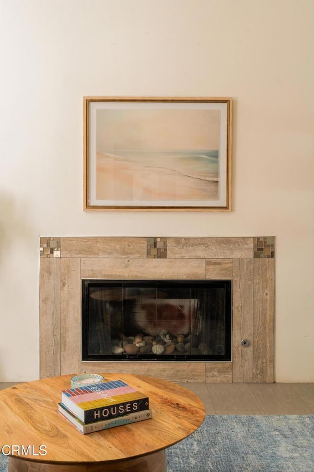 12841 Tree Ranch Rd, Ojai, CA 93023 - detailed view of a tiled fireplace