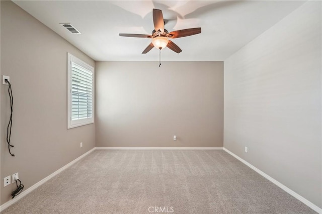6125 Coopers Hawk Dr, Jurupa Valley, CA 91752 - empty room with ceiling fan, carpet floors, and baseboards