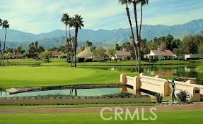 316 Forest Hills Dr, Rancho Mirage, CA 92270 - surrounding community with a water and mountain view and golf course view