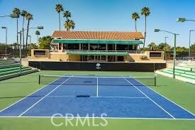 316 Forest Hills Dr, Rancho Mirage, CA 92270 - view of tennis court featuring community basketball court