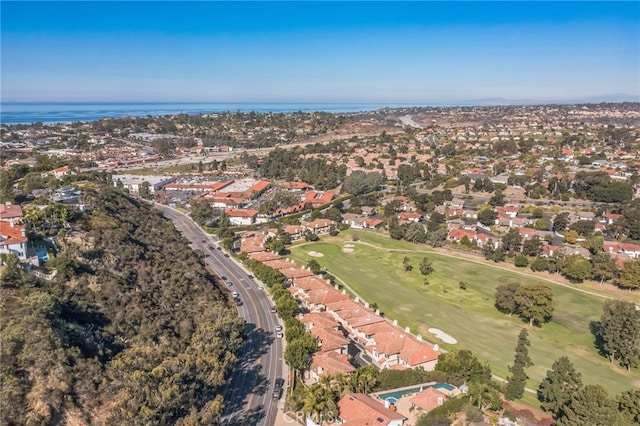 528 San Andres Dr, Solana Beach, CA 92075 - aerial overview of property's location with a golf course and nearby suburban area