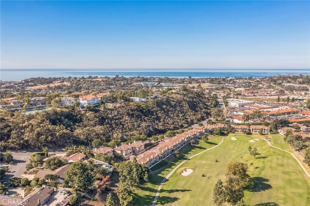 528 San Andres Dr, Solana Beach, CA 92075 - aerial overview of property's location with a golf course and a large body of water