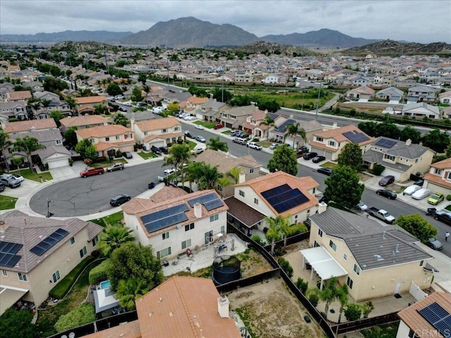 29567 Castlewood Dr, Menifee, CA 92584 - aerial perspective of suburban area with a mountain backdrop