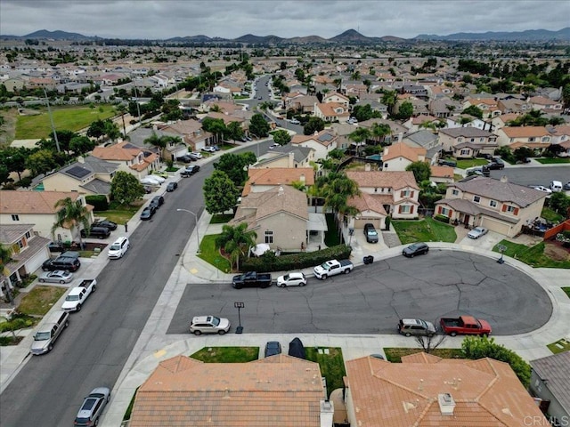 29567 Castlewood Dr, Menifee, CA 92584 - aerial view of property's location featuring nearby suburban area and a mountainous background