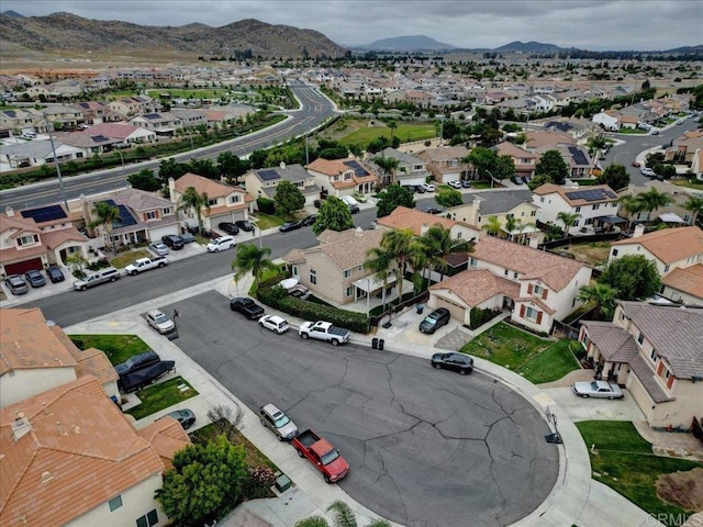 29567 Castlewood Dr, Menifee, CA 92584 - aerial perspective of suburban area featuring a mountainous background