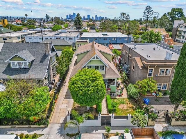 1522 2nd Ave, Los Angeles, CA 90019 - drone / aerial view