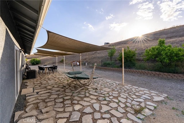 2750 Lazy Hill Rd, San Miguel, CA 93451 - view of patio / terrace with outdoor dining area and central AC