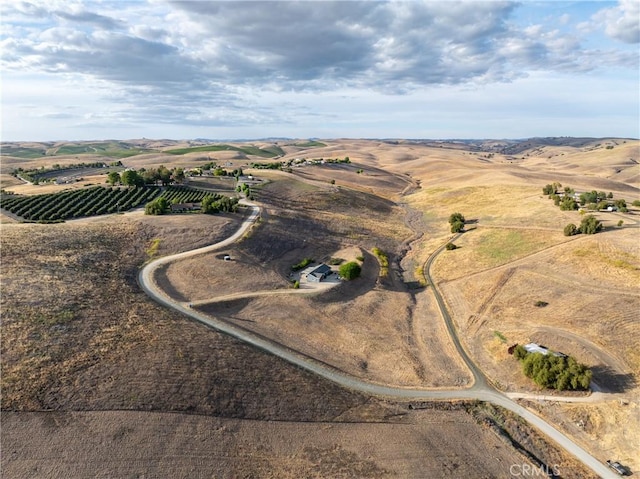 2750 Lazy Hill Rd, San Miguel, CA 93451 - aerial overview of property's location with rural landscape