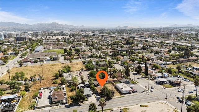 673 W 9th St, San Bernardino, CA 92410 - aerial view of property's location with mountains