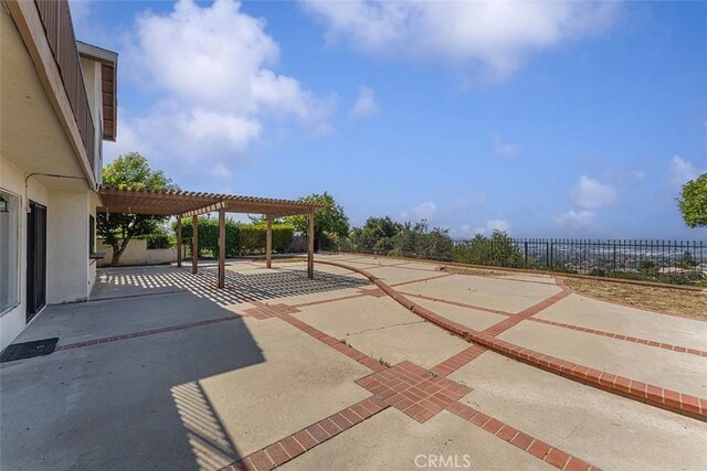 16227 Glencove Dr, Hacienda Heights, CA 91745 - fenced backyard with a patio and a pergola