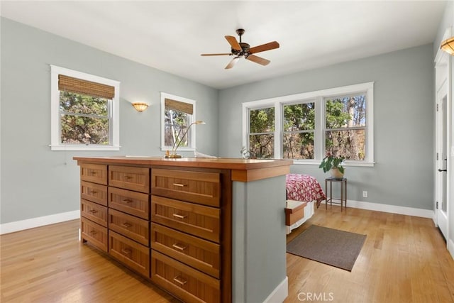 5 Sycamore Valley Rd, Chico, CA 95973 - bedroom featuring light wood-style flooring, multiple windows, and baseboards