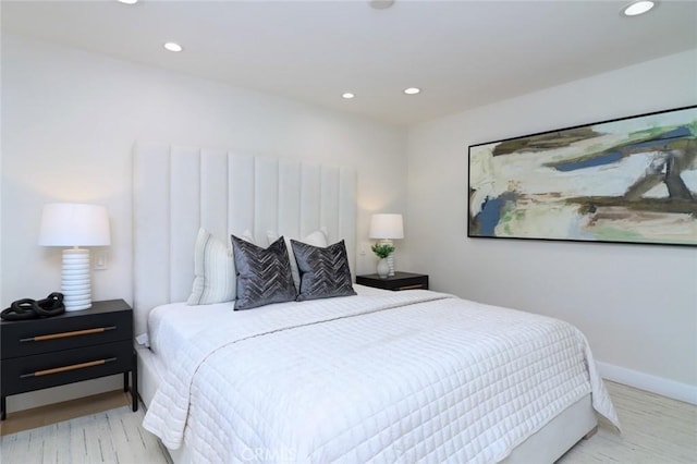 12312 Eveningside Dr, Santa Ana, CA 92705 - bedroom with recessed lighting, wood finished floors, and baseboards