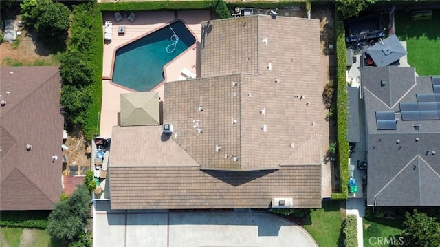 12312 Eveningside Dr, Santa Ana, CA 92705 - view from above of property with a pool area