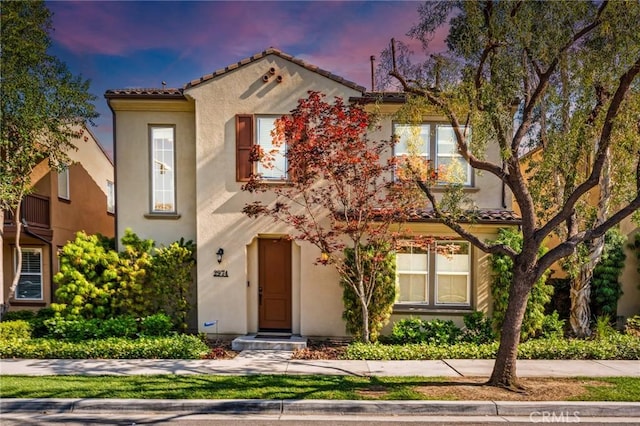 2974 E Walking Beam Pl, Brea, CA 92821 - mediterranean / spanish-style house with a tiled roof and stucco siding