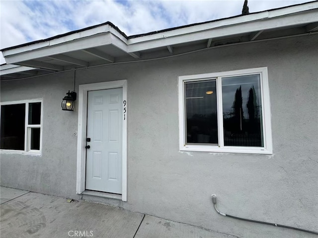 951 E Elma St, Ontario, CA 91764 - property entrance featuring stucco siding