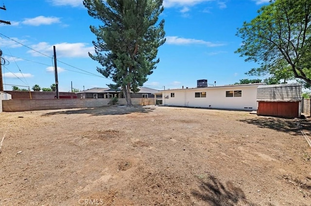 view of rear view of property