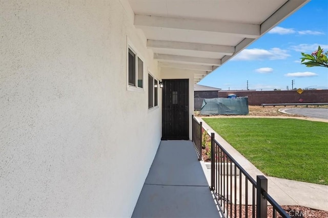 view of patio