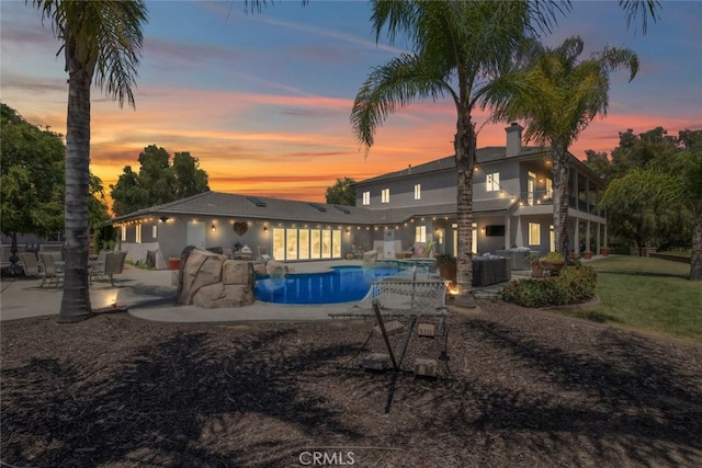 38855 Bella Vista Rd, Temecula, CA 92592 - outdoor pool featuring a patio