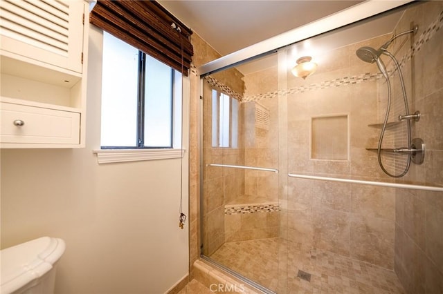 18337 Chatham Ln, Porter Ranch, CA 91326 - bathroom featuring toilet and a shower stall