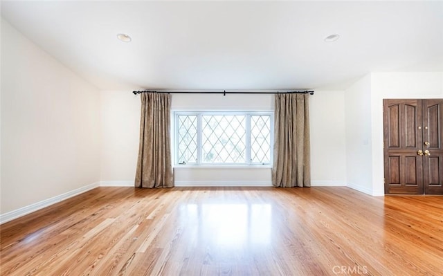 18337 Chatham Ln, Porter Ranch, CA 91326 - spare room with light wood-style flooring and baseboards