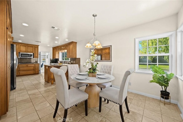 468 Gerona Ave, San Gabriel, CA 91775 - dining room featuring recessed lighting and baseboards