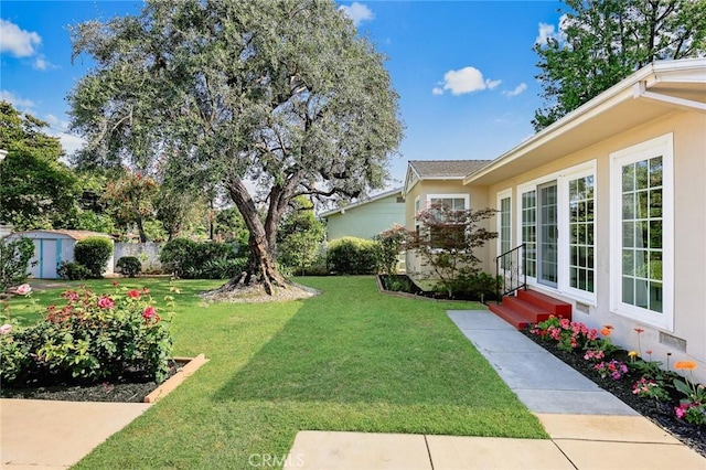468 Gerona Ave, San Gabriel, CA 91775 - view of green lawn with entry steps