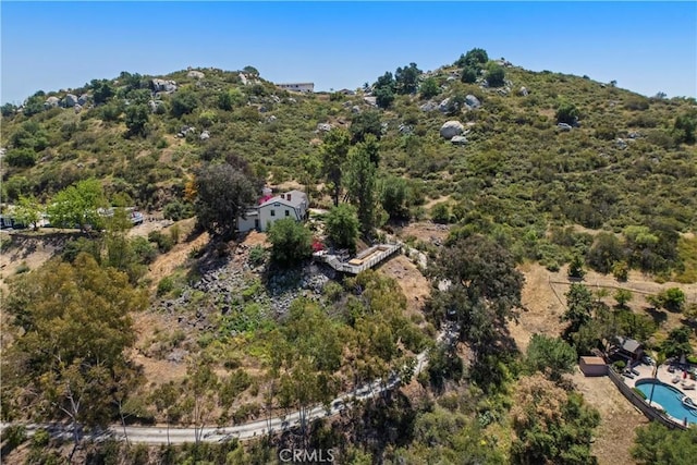 1961 Forester Creek Rd, El Cajon, CA 92021 - aerial view of property and surrounding area featuring a pool area