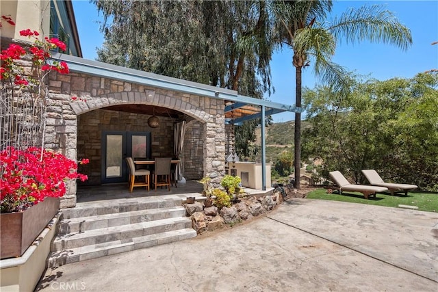 1961 Forester Creek Rd, El Cajon, CA 92021 - view of patio / terrace with french doors