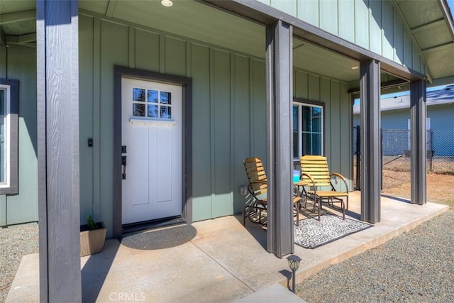 5981 Kibler Rd, Paradise, CA 95969 - entrance to property with board and batten siding and a porch