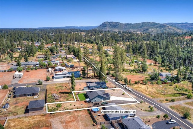 5981 Kibler Rd, Paradise, CA 95969 - bird's eye view of a forest and mountains