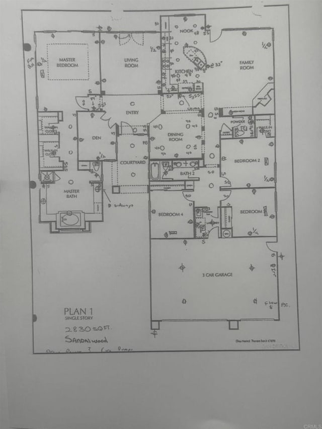 508 Hidden Ridge Ct, Encinitas, CA 92024 - home floor plan