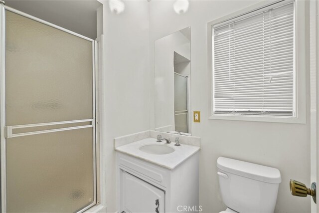 10835 Savona Rd, Los Angeles, CA 90077 - bathroom with a shower stall, toilet, and vanity
