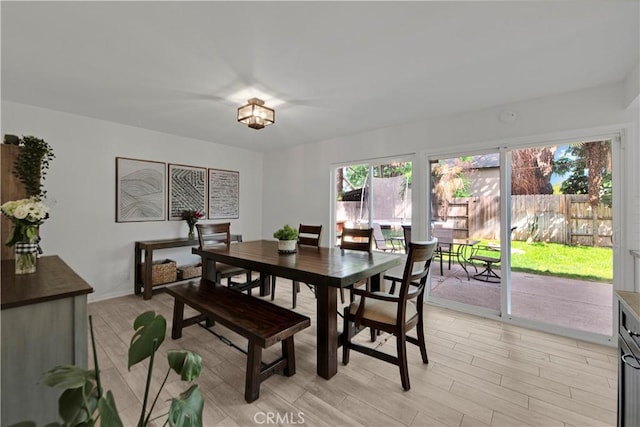 23706 Mill Valley Rd, Valencia, CA 91355 - dining area with light wood-style floors