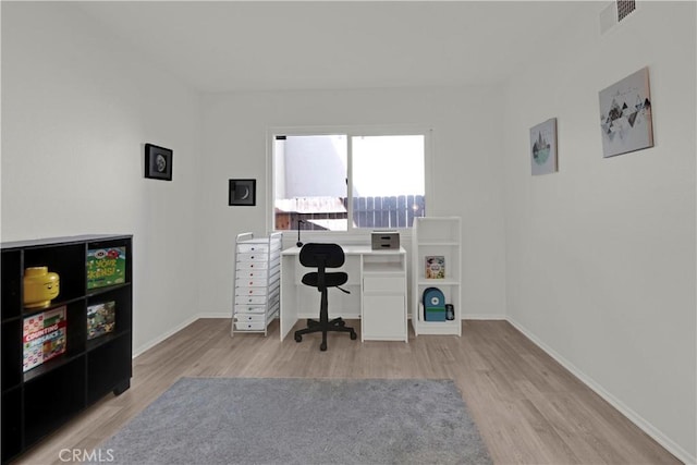 23706 Mill Valley Rd, Valencia, CA 91355 - office featuring wood finished floors and baseboards