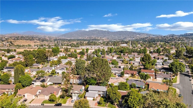 23706 Mill Valley Rd, Valencia, CA 91355 - aerial view of residential area featuring a mountain backdrop
