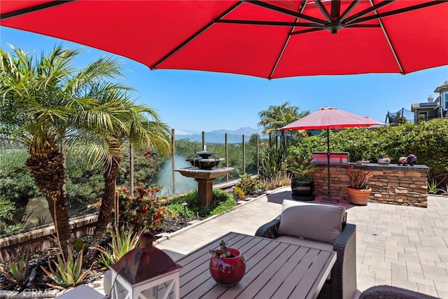 43 Flintridge, Ladera Ranch, CA 92694 - view of patio featuring a mountain view