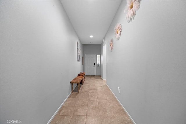 3344 Pokeroot Ln, San Bernardino, CA 92407 - hall featuring baseboards and recessed lighting
