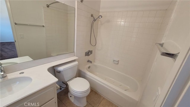 2364 S Cutty Way Unit 3, Anaheim, CA 92802 - full bathroom featuring vanity, bathing tub / shower combination, and tile patterned floors