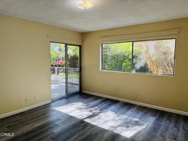 1810 Ramona Ave Unit 15, South Pasadena, CA 91030 - spare room featuring plenty of natural light, wood finished floors, and a textured ceiling